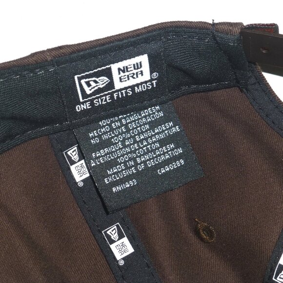 New Era Cleveland Browns Script Spell Out Snapback Adjustable Hat with Rope - Picture 8 of 9